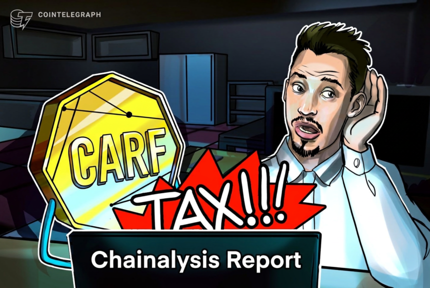 Chainalysis estimates $457B in taxable crypto activity, says CARF misses most
