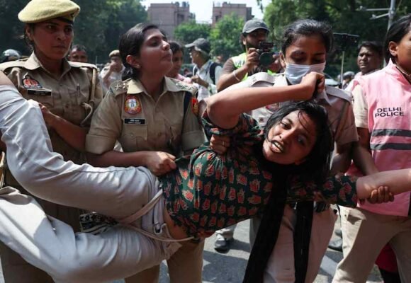 Police arrest leader of India’s ‘Cockroach’ movement as protesters take to streets